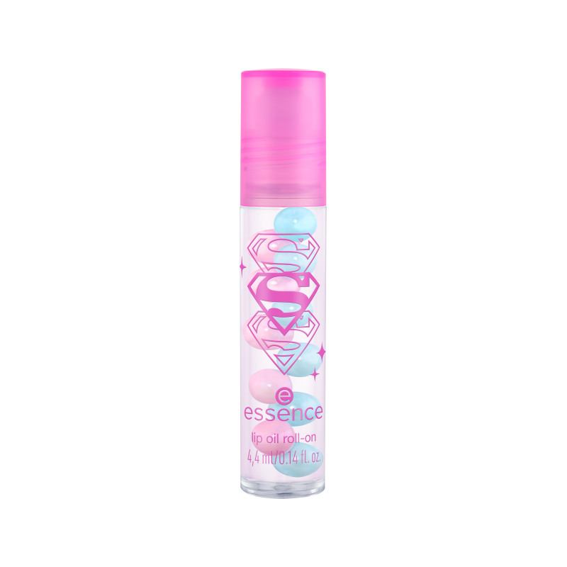 Ulei de buze roll-on Superman, 4.4 ml, Essence