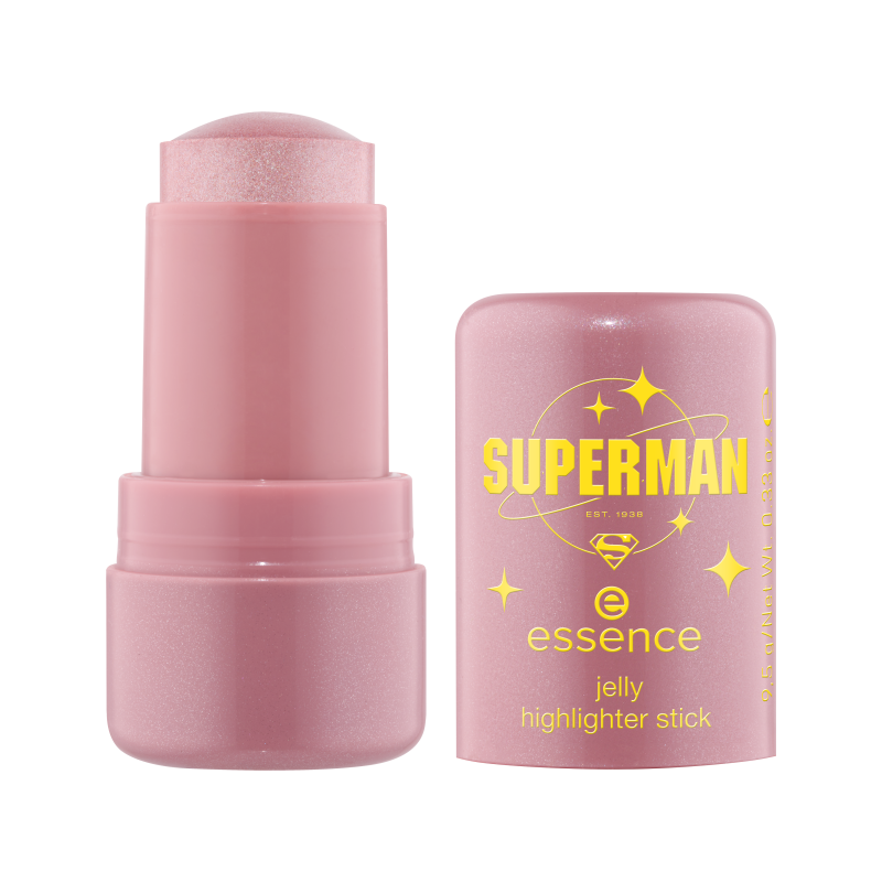 Iluminator stick cu textura de jeleu Superman, 01 Undefeated, 9.5 g, Essence