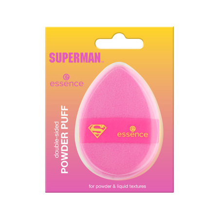 Buretel pentru pudra cu doua fete Superman, 1 bucata, Essence 700820