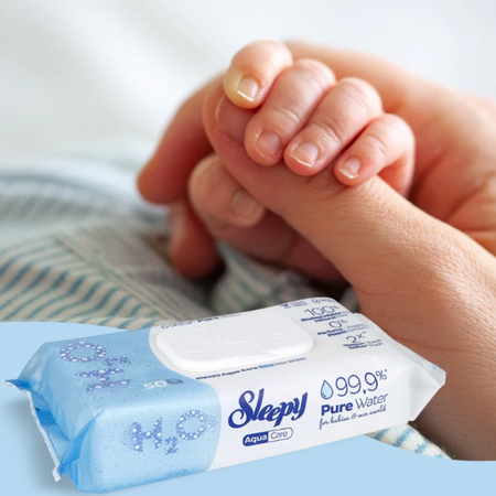 Servetele umede Aqua Care, 50 bucati, Sleepy 700833