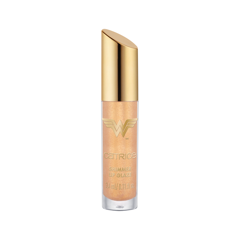Luciu pentru buze cu sclipici Wonder Woman, 010, Believe in Wonder, 3.4 ml, Catrice