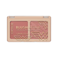 Paleta de fard pentru obraz Wonder Woman, 020 Powerfull Together Blush Affair, 6 g, Catrice