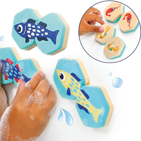 Set jucarii baie pentru stimularea memoriei, 18 luni+, Ludi 700914