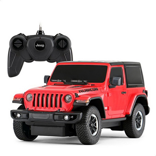 Masina cu telecomanda Jeep Wrangler Rubicon, Visiniu, Rastar