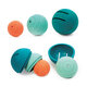 Set de mingi din silicon Ball in Ball, 6 luni+, Ludi 700926