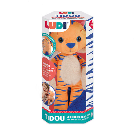 Jucarie din plus Prietenul Tigru, 30 cm, 0 luni+, Ludi 700954