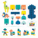 Set constructie Briqui, 12 luni+, Ludi 700959