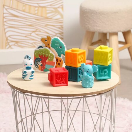 Set jucarii senzoriale Jungla, 10 luni+, Ludi 700978