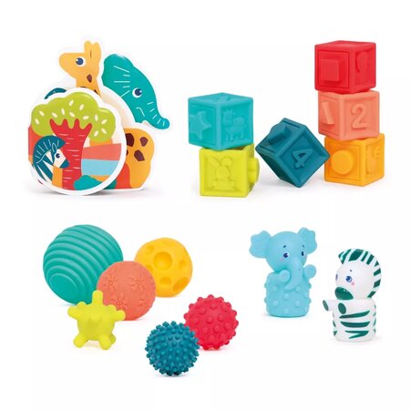 Set jucarii senzoriale Jungla, 10 luni+, Ludi 700975