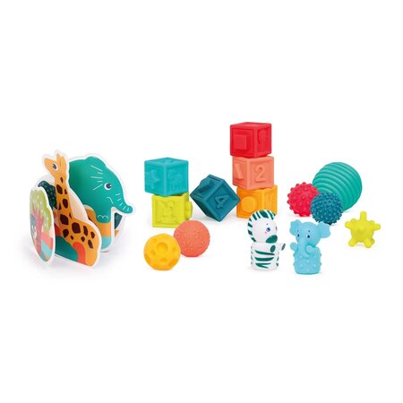 Set jucarii senzoriale Jungla, 10 luni+, Ludi 700980