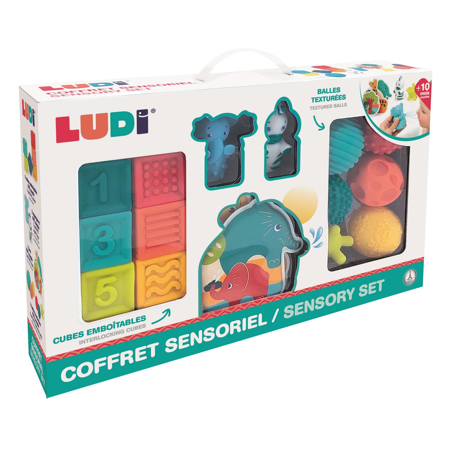 Set jucarii senzoriale Jungla, 10 luni+, Ludi