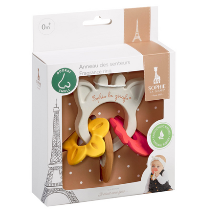Inel dentitie aromat Sophie la Girafe, 0 luni+, Vulli 701052