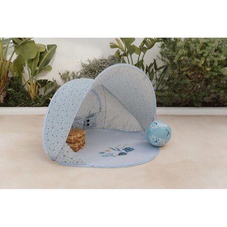 Cort pentru plaja Pop-Up Ocean Dreams, Albastru, Little Dutch 701138