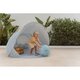 Cort pentru plaja Pop-Up Ocean Dreams, Albastru, Little Dutch 701137