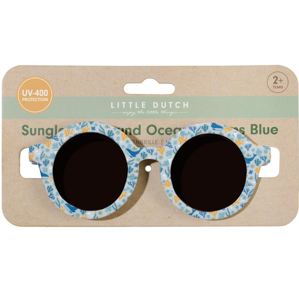 Ochelari de soare pentru copii UV400 Ocean Dream, 2 ani+, Albastru, Little Dutch