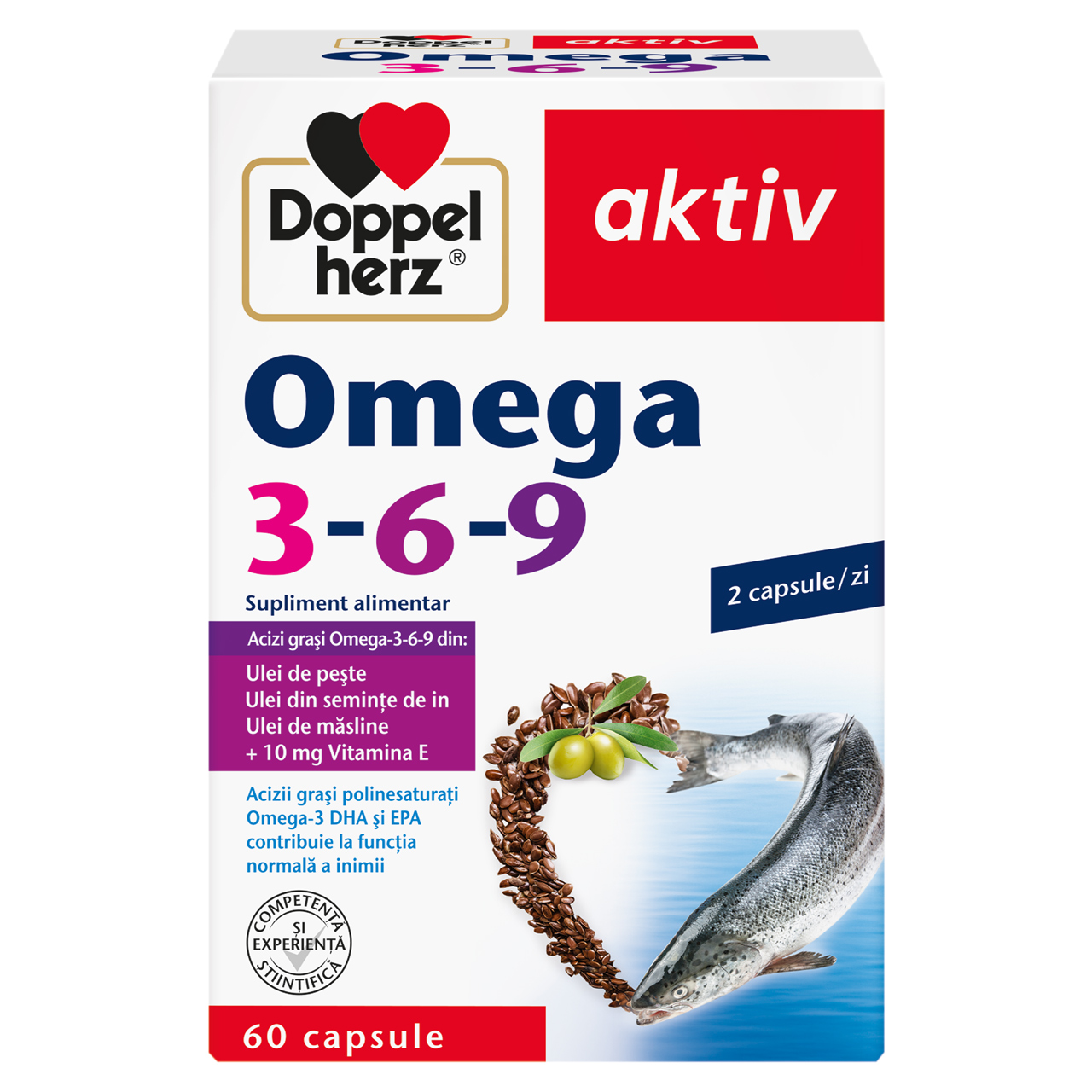 Omega 3-6-9 Aktiv, 60 capsule, Doppelherz