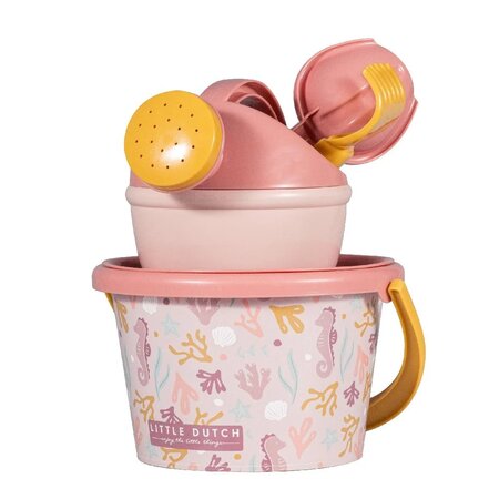 Set jucarii pentru plaja Ocean Dreams, Roz, 18 luni+, Little Dutch 701219