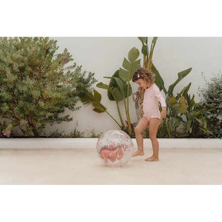 Minge de plaja cu figurina 3D Ocean Dreams, Roz, 2 ani+, Little Dutch 701240