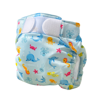 Scutec pentru inot reutilizabil, 4-9 kg, Albastru, Freds Swim Academy