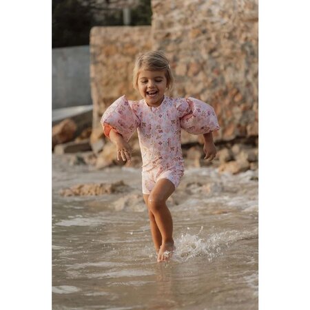 Aripioare de inot pentru copii Ocean Dreams, Roz, 2 ani+, Little Dutch 701259