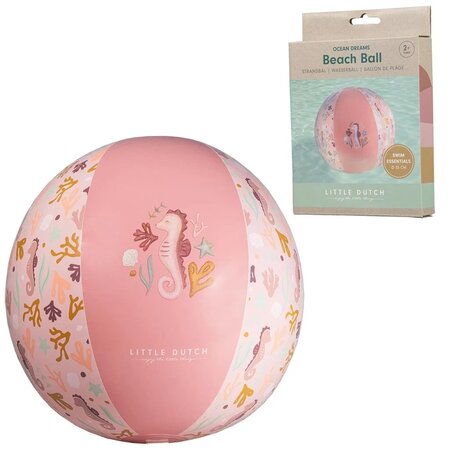 Minge de plaja Ocean Dreams, Roz, 2 ani+, Little Dutch 701260