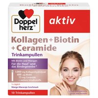Kollagen + Biotina + Ceramide, 10 flacoane, Doppelherz