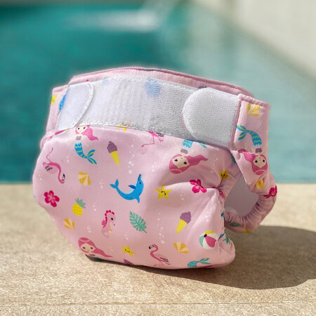 Scutec pentru inot reutilizabil, 9-16 kg, Roz, Freds Swim Academy 701336