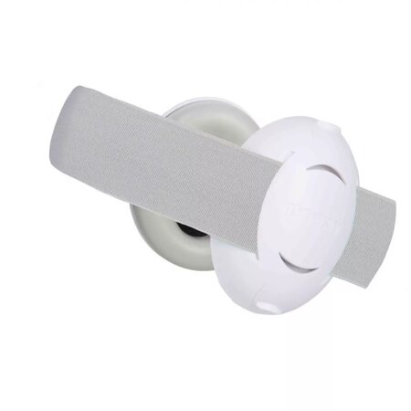 Casti antifonice 2 in 1, Alb, 0-3 ani, Dooky 701351
