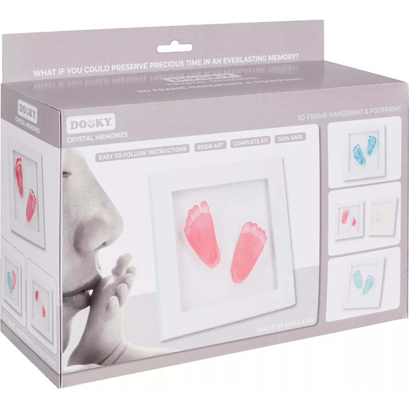 Rama foto cu kit amprenta 3D Crystal Memories, Dooky