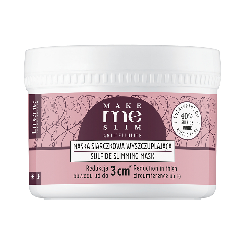 Masca cu efect de slabire cu sulfide Make me Slim, 200 ml, Lirene