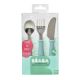 Set 3 tacamuri inox, verde, Beaba 445802