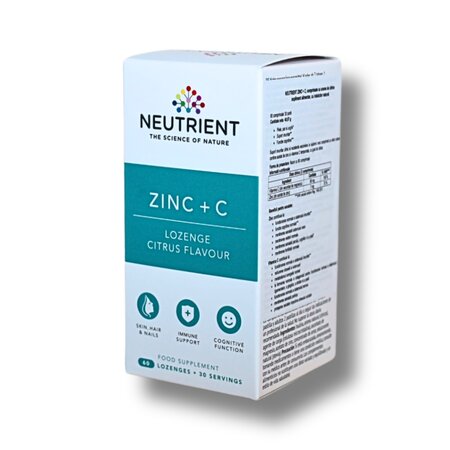 Zinc + Vitamina C, 60 comprimate masticabile, Neutrient 701403