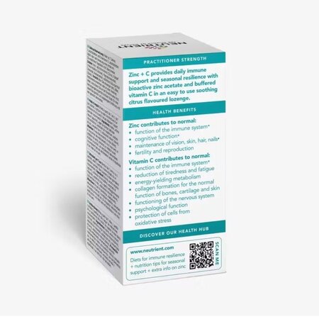 Zinc + Vitamina C, 60 comprimate masticabile, Neutrient 701402