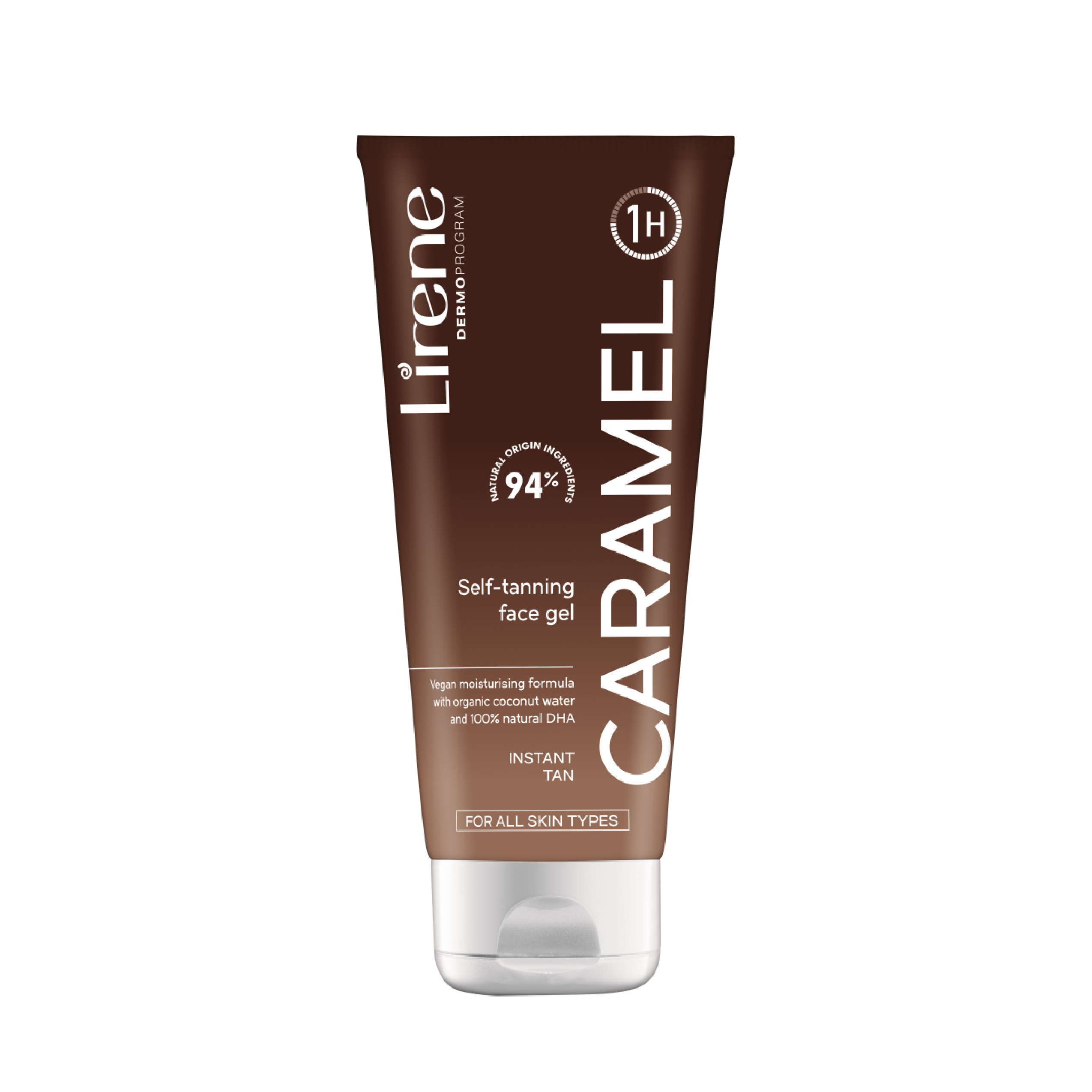 Gel autobronzant pentru fata Caramel Perfect Tan, 75 ml, Lirene