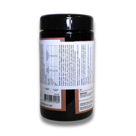 Organic Reishi Cacao Latte, 1000 mg Pure Grade Extract, 140 g, Mushrooms For Life 701462