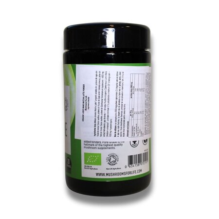 Organic Lions Mane Matcha Latte, 110 g, Mushrooms For Life 701494
