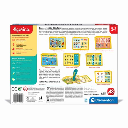 Enciclopedia Electronica Agerino, 5-7 ani, Clementoni 701514