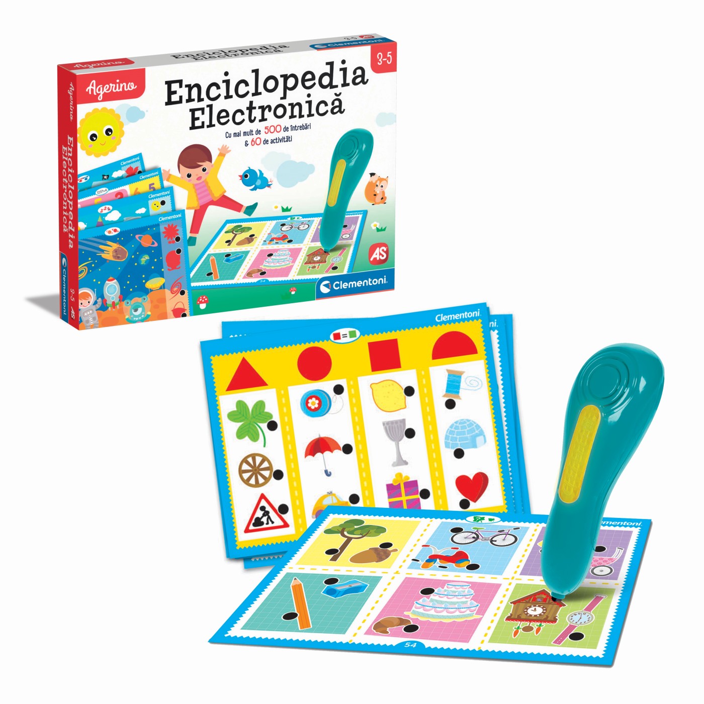 Enciclopedia Electronica Agerino, 3-5 ani, Clementoni