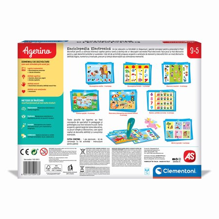 Enciclopedia Electronica Agerino, 3-5 ani, Clementoni 701516