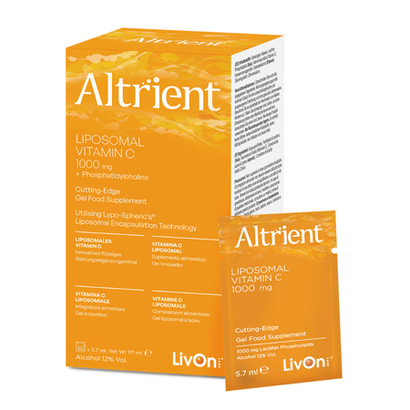 Vitamina C lipozomala, 1000 mg, Altrient, 30 plicuri, LivOn