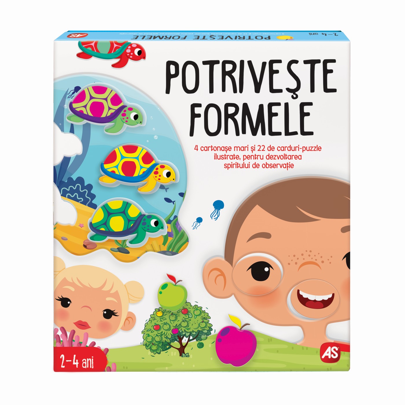 Joc educativ Potriveste Formele, 2-4 ani, AS