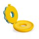 Balsam de buze in forma de gogoasa, Roz/Albastru, 4 g, 1 bucata, Martinelia 701681