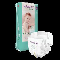 Scutece Ecolabe, Nr. 3, 4-8 kg, 52 bucati, Bambo Nature
