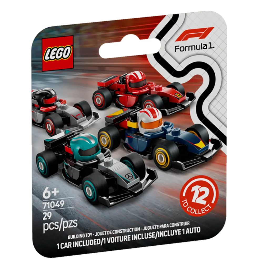 Masini de curse F1 de colectie, 6 ani+, 71049, Lego Formula 1