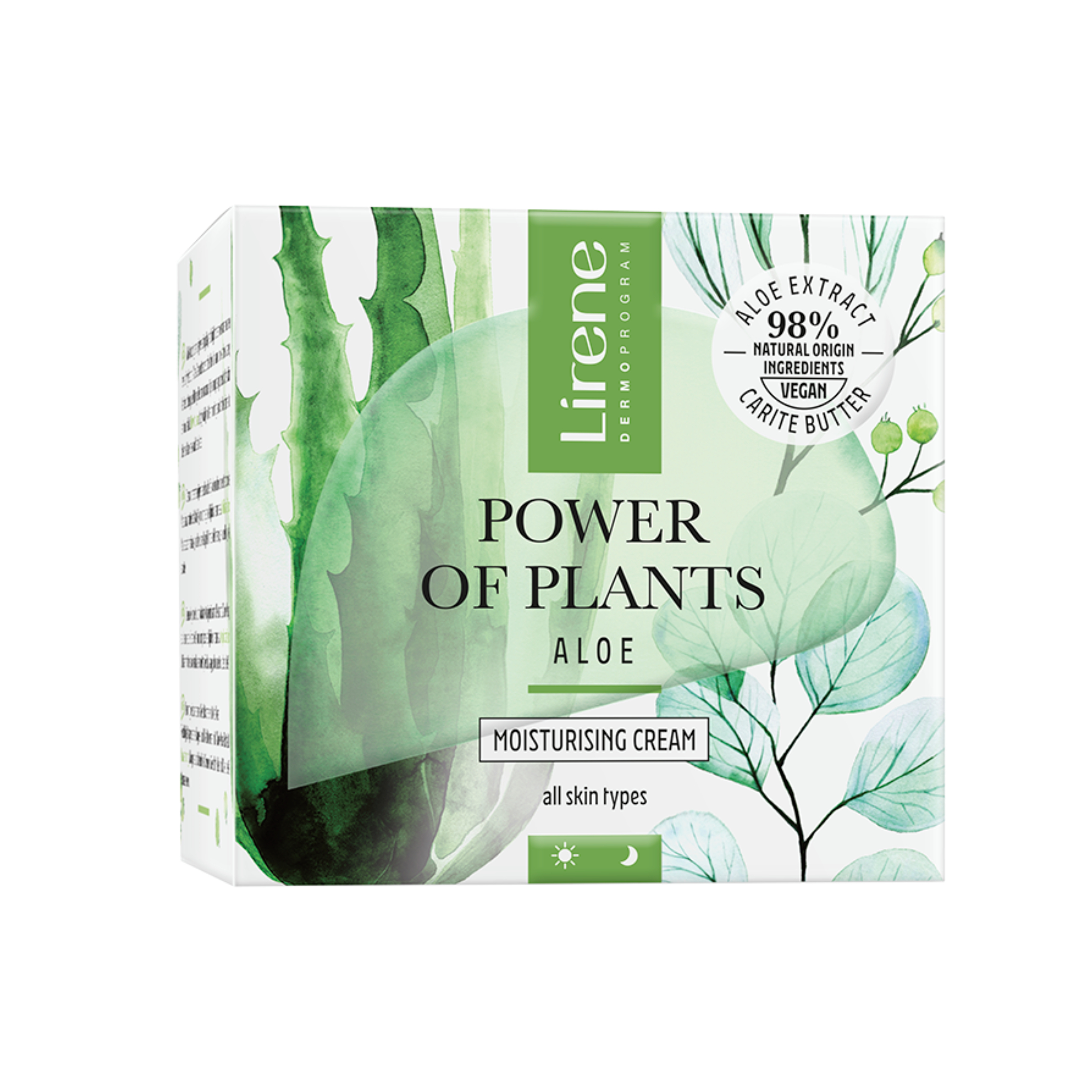 Crema hidratanta de zi si noapte Power of Plants, 50 ml, Lirene