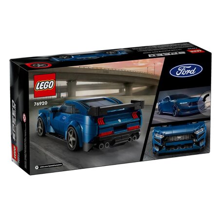 Masina sport Ford Mustang Dark Horse, 76920, 9 ani+, Lego Speed 701823