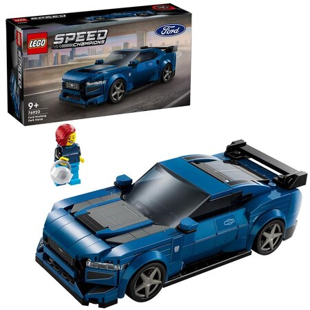 Masina sport Ford Mustang Dark Horse, 76920, 9 ani+, Lego Speed 701821