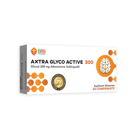 Axtra Glico Active, 300 mg, 30 comprimate masticabile, Esvida Pharma