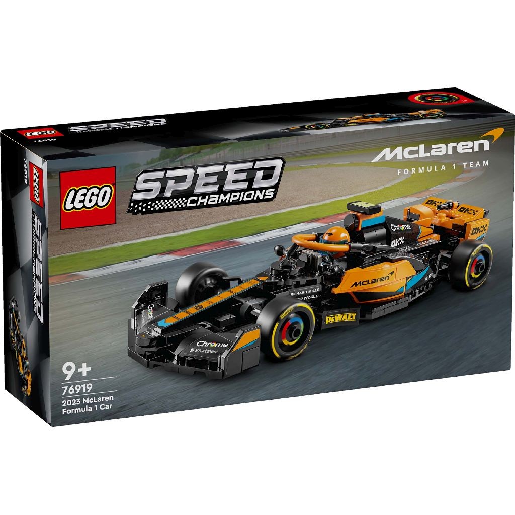 Mașină de curse McLaren Formula 1 2023, 9 ani+, 76919, Lego Speed