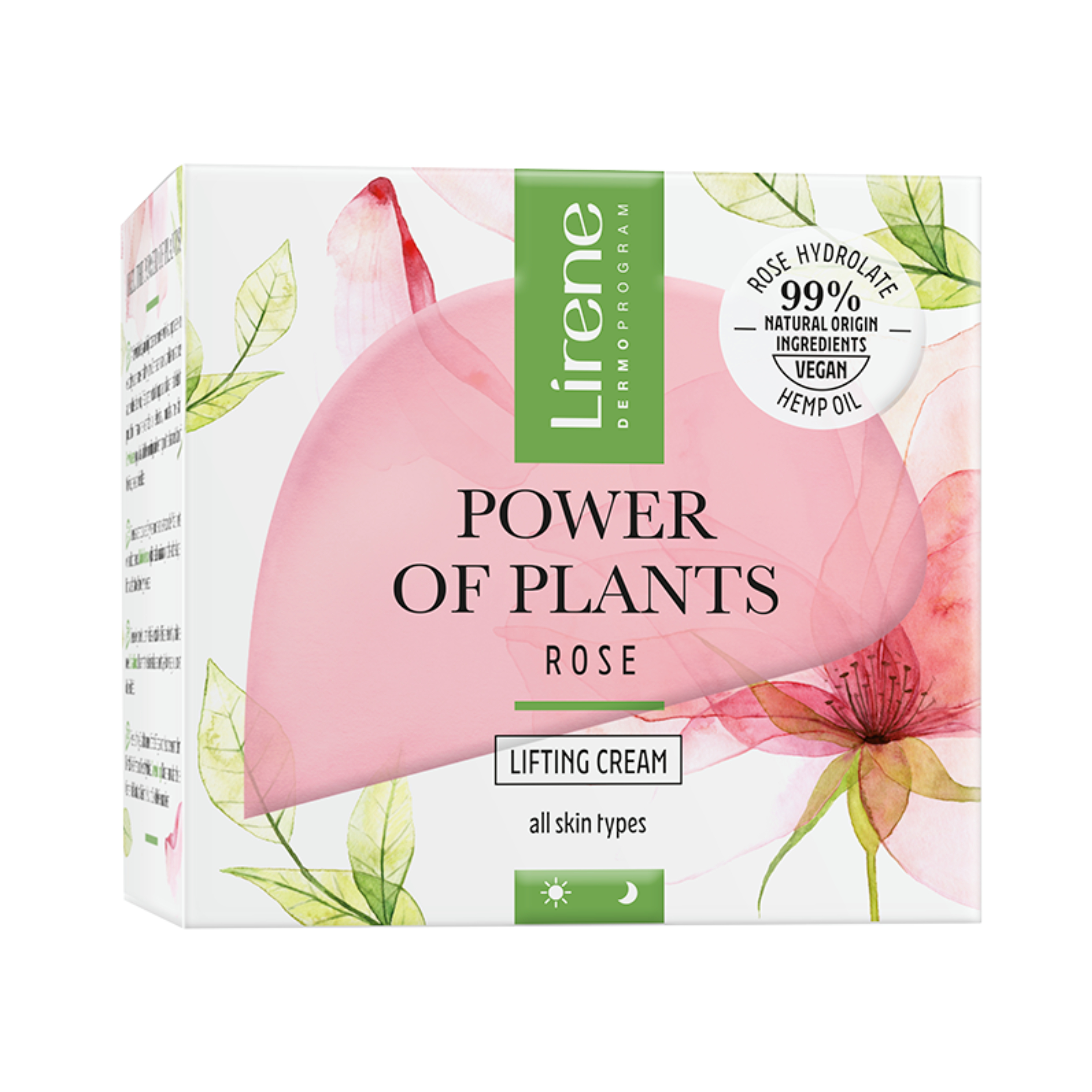Crema cu efect de lifting pentru zi si noapte Power of Plants, 50 ml, Lirene